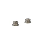Burlington Rozety podwyższające do baterii (para) Brushed Nickel T4ABNKL