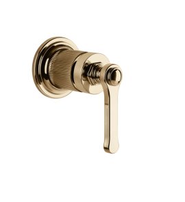 Gessi Venti20 Mieszacz ścienny z jednym wyjściem element zewnętrzny warm bronze pvd 65131.735