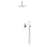 Bruma Lusa Zestaw natryskowy podtynkowy z deszczownicą Ø 250 mm Chrom 1015611CR