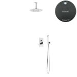 Bruma Lusa Zestaw natryskowy podtynkowy z deszczownicą Ø 250 mm Gunmetal 1015611MG