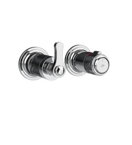Gessi Venti20 Bateria prysznicowa termostatyczna z dwoma wyjściami element zewnętrzny chrom 65235.031