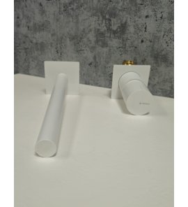 Bruma Lusa Bateria umywalkowa podtynkowa 230 mm Pure white 1018402PW