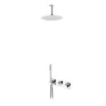 Bruma Lusa Zestaw natryskowy podtynkowy z deszczownicą Ø 250 mm Chrom 1015812CR