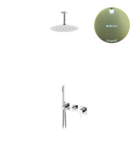Bruma Lusa Zestaw natryskowy podtynkowy z deszczownicą Ø 250 mm Sunrise 1015811SR