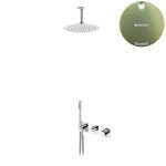 Bruma Lusa Zestaw natryskowy podtynkowy z deszczownicą Ø 250 mm Sunrise 1015811SR