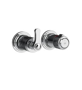 Gessi Venti20 Bateria prysznicowa termostatyczna z trzema wyjściami element zewnętrzny chrom 65237.031