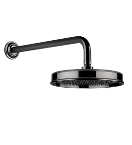 Gessi Venti20 Deszczownica Ø22,9 z ramieniem ściennym black metal pvd 65148.706