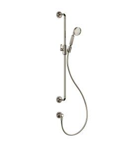 Gessi Venti20 Drążek prysznicowy ze słuchawką,wężem 150 cm i przyłączem wody nickel pvd 65142.720