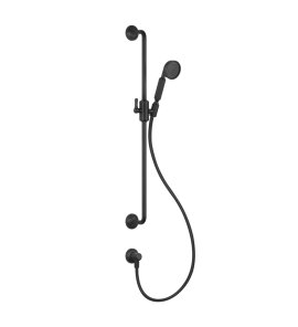 Gessi Venti20 Drążek prysznicowy ze słuchawką,wężem 150 cm i przyłączem wody matte black 65142.299