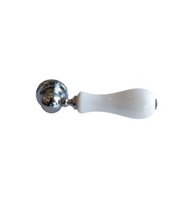 Olympia Ceramica Rączka ceramiczna do spłuczki Impero chrom/biały BDLFMA