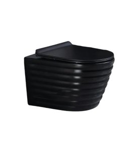      Galatea Design Collet Miska bezrantowa 49,5x35,5 z deską wolnoopadającą czarny mat GDW04BMB PROMOCJA