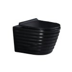      Galatea Design Collet Miska bezrantowa 49,5x35,5 z deską wolnoopadającą czarny mat GDW04BMB PROMOCJA
