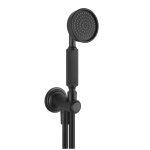 Gessi Venti20 Słuchawka prysznicowa z wężem i kolanem wypływu matte black 65123.299
