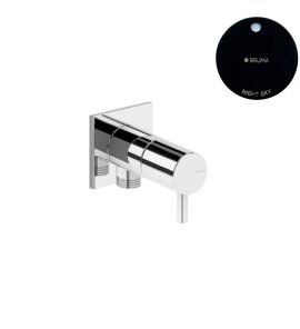 Bruma Breeze Przyłącze kątowe węża prysznicowego z zaworem 1/2" Night Sky 1252002NS