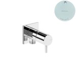 Bruma Breeze Przyłącze kątowe węża prysznicowego z zaworem 1/2" Pure White 1252002PW
