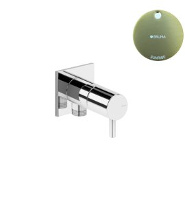 Bruma Breeze Przyłącze kątowe węża prysznicowego z zaworem 1/2" Sunrise 1252002SR