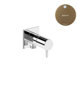 Bruma Breeze Przyłącze kątowe węża prysznicowego z zaworem 1/2" Sunset 1252002SS