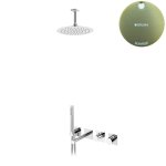 Bruma Lusa Zestaw wannowo-natryskowy podtynkowy z deszczownicą Ø 250 mm Sunrise 1013411SR