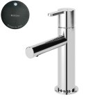 Bruma Leaf Bateria umywalkowa jednootworowa bez korka Gunmetal PVD 1670007GM