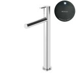 Bruma Leaf Bateria umywalkowa jednootworowa bez korka Gunmetal PVD 1670017GM
