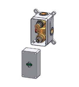 Bruma Element podtynkowy baterii termostatycznej natryskowej INT6002NO W MAGAZYNIE !!!