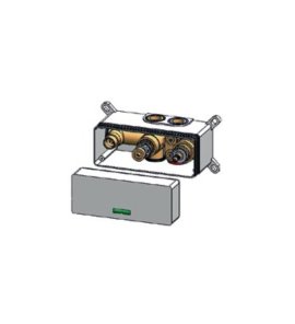 Bruma Element podtynkowy baterii natryskowej, termostatycznej NT6301NO