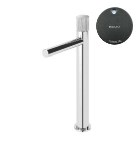 Bruma Leaf3 Bateria umywalkowa jednootworowa bez korka Gunmetal 1670018MG
