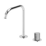 Bruma Leaf4 Bateria umywalkowa 2-otworowa bez korka, montowana na blacie Chrom 1670027CR