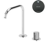 Bruma Leaf4 Bateria umywalkowa 2-otworowa bez korka, montowana na blacie Gunmetal 1670027MG