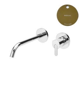 Bruma Leaf Bateria umywalkowa podtynkowa 150 mm Gold PVD 1670120PO