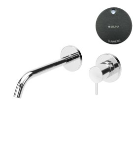 Bruma Leaf2 Bateria umywalkowa podtynkowa Gunmetal 1670121MG