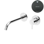 Bruma Leaf2 Bateria umywalkowa podtynkowa 150 mm Gunmetal 1670122MG