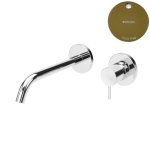 Bruma Leaf2 Bateria umywalkowa podtynkowa 150 mm Gold PVD 1670122PO
