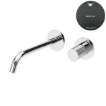 Bruma Leaf3 Bateria umywalkowa podtynkowa 150 mm Gunmetal 1670124MG