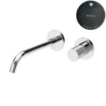 Bruma Leaf3 Bateria umywalkowa podtynkowa 150 mm Gunmetal PVD 1670124GM