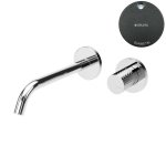 Bruma Leaf4 Bateria umywalkowa podtynkowa 150 mm Gunmetal 1670126MG