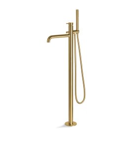 Vema Otago Bateria wannowa wolnostojąca brushed gold V17195.AP.098