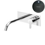 Bruma Leaf Bateria umywalkowa podtynkowa 150 mm Gunmetal PVD 1670128GM