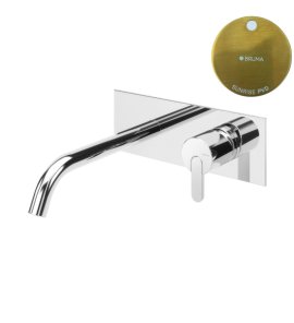 Bruma Leaf Bateria umywalkowa podtynkowa 150 mm Sunrise PVD 1670128PR