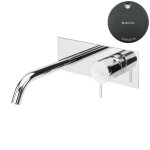 Bruma Leaf2 Bateria umywalkowa podtynkowa 200 mm Gunmetal 1670129MG