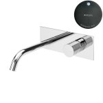 Bruma Leaf3 Bateria umywalkowa podtynkowa 200 mm Gunmetal PVD 1670132GM