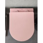 Galatea Design Bulat Miska WC z deską wolnoopadającą wisząca 49x37 cm Pink matt/Różowy mat GDB2342MP