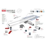 Wiper New Invisible Odpływ liniowy  90 + Snake 100.3389.00.090 W MAGAZYNIE !!!