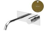 Bruma Leaf4 Bateria umywalkowa podtynkowa 200 mm Gold PVD 1670134PO