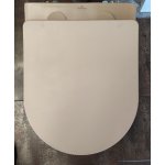    Galatea Design Bulat Miska WC wisząca z deską wolnoopadającą 49x37x37 cm Cappuccino Light Matt GDB2342MCL