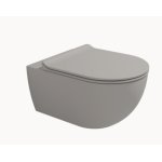  Flaminia App Miska wisząca Gosilent z deską wolnoopadającą 54x36 CENERE AP118SCEN+QKCW09CEN