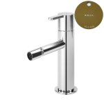 Bruma Leaf Bateria bidetowa jednootworowa bez korka Gold PVD 1671006PO