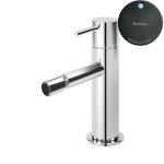 Bruma Leaf2 Bateria bidetowa jednootworowa bez korka Gunmetal PVD 1671003GM
