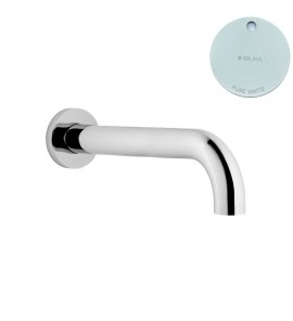   Bruma Leaf Wylewka wannowa ścienna 170 mm Pure White 1456403PW W MAGAZYNIE !!!