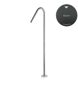 Bruma Leaf Wylewka wannowa wolnostojąca 1200 mm Gunmetal 1456413MG